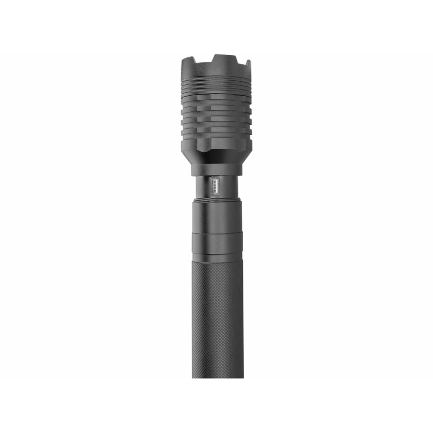Extol - LED Punjiva baterijska lampa sa funkcijom powerbanke LED/60W/4000 mAh/5V 4000 lm crna