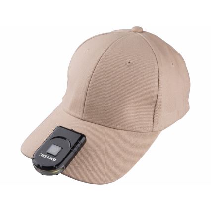 Extol - punjiva LED svetiljka za kapu sa klipsom LED/500 mAh