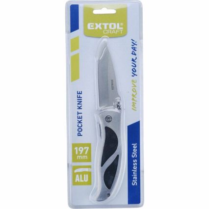 Extol - Sklopivi nož 197 mm, nerđajući čelik