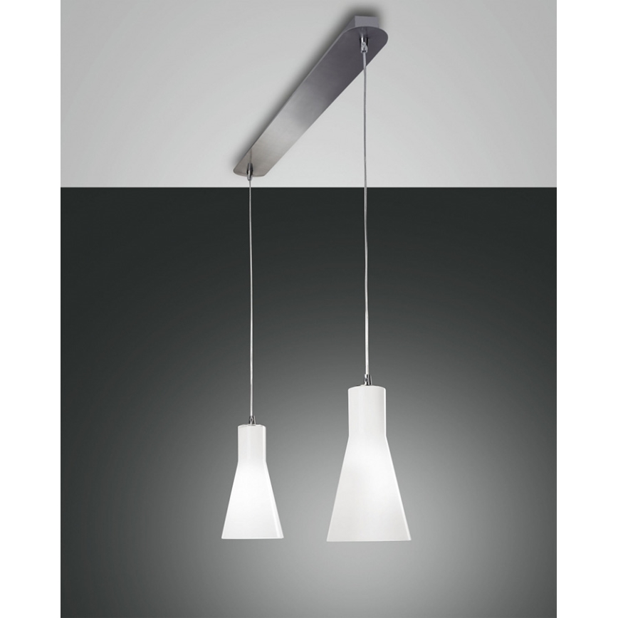 Fabas 2753/46/138 - Luster na sajli DIANA 2xE27/60W/230V
