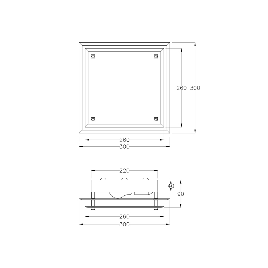 Fabas 2957/61/102 - Plafonska svetiljka MAGGIE 1xE27/60W/230V