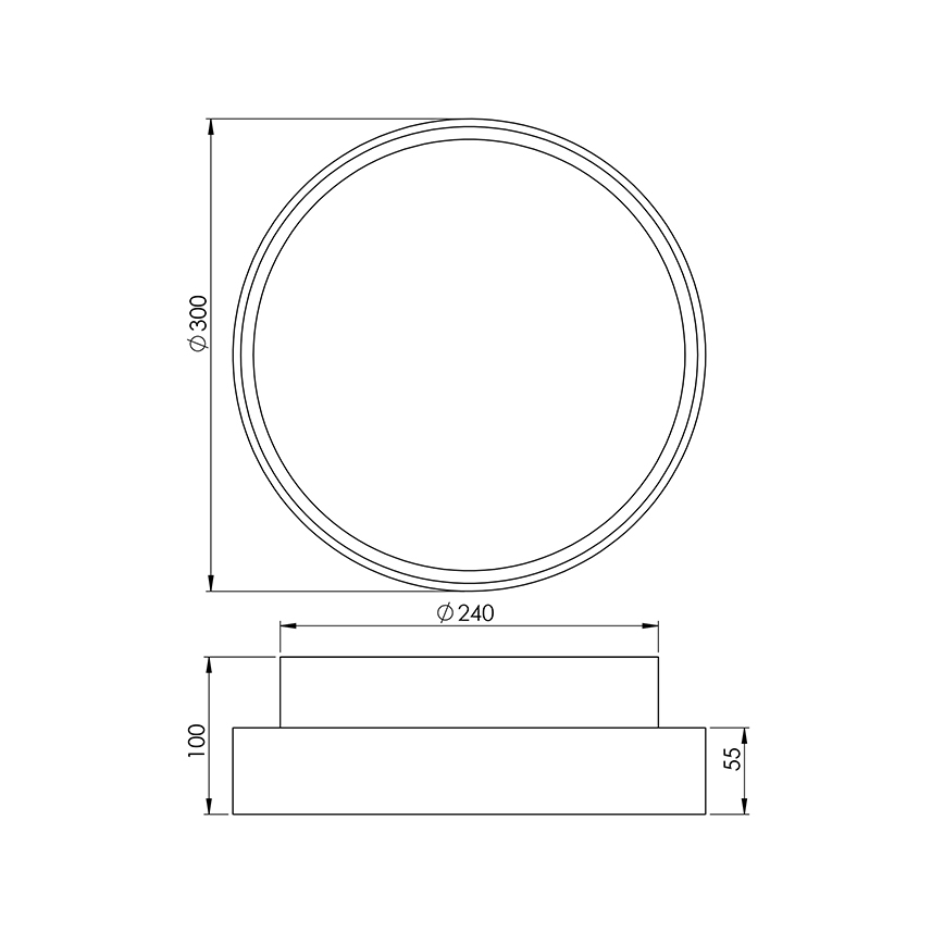 Fabas 3229/65/102 - Tehnička svetiljka HATTON 2xE27/30W/230V IP65