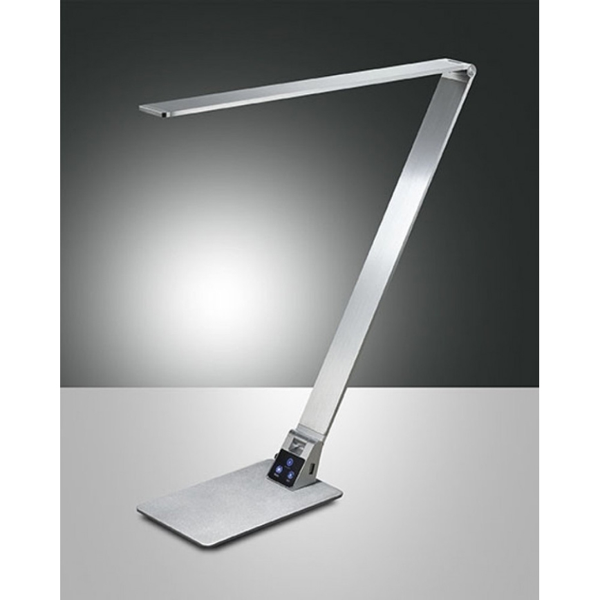 Fabas 3265/30/212 - LED prigušiva stona lampa WASP LED/12W/230V 3000/4000/5000K mat hrom