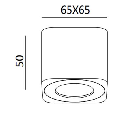 Fabas 3429-71-102 - LED spot svetiljka PALMI LED/6W/230V