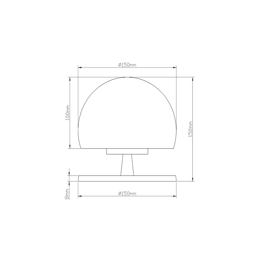 Fabas 3570-30-138 - LED prigušiva stona lampa MORGANA 1XG9/3W/230V