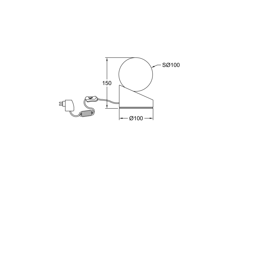 Fabas Luce 3360-30-102 - LED dodirna prigušiva stona lampa GRAVITY LED/5W/230V bela