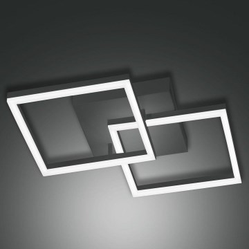 Fabas Luce 3394-22-282 - LED prigušiva stropna svetiljka BARD LED/39W/230V 3000K antracit