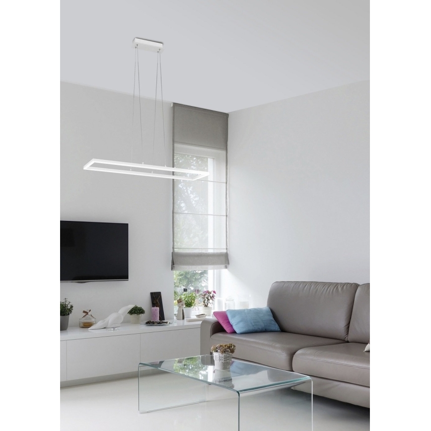 Fabas Luce 3394-43-102 - LED prigušiva luster na sajli BARD LED/52W/230V 4000K bela