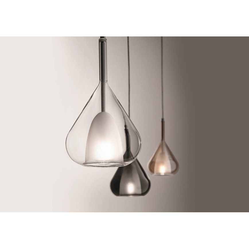 Fabas Luce 3481-40-241 - Luster na sajli LILA 1xE27/40W/230V proziran