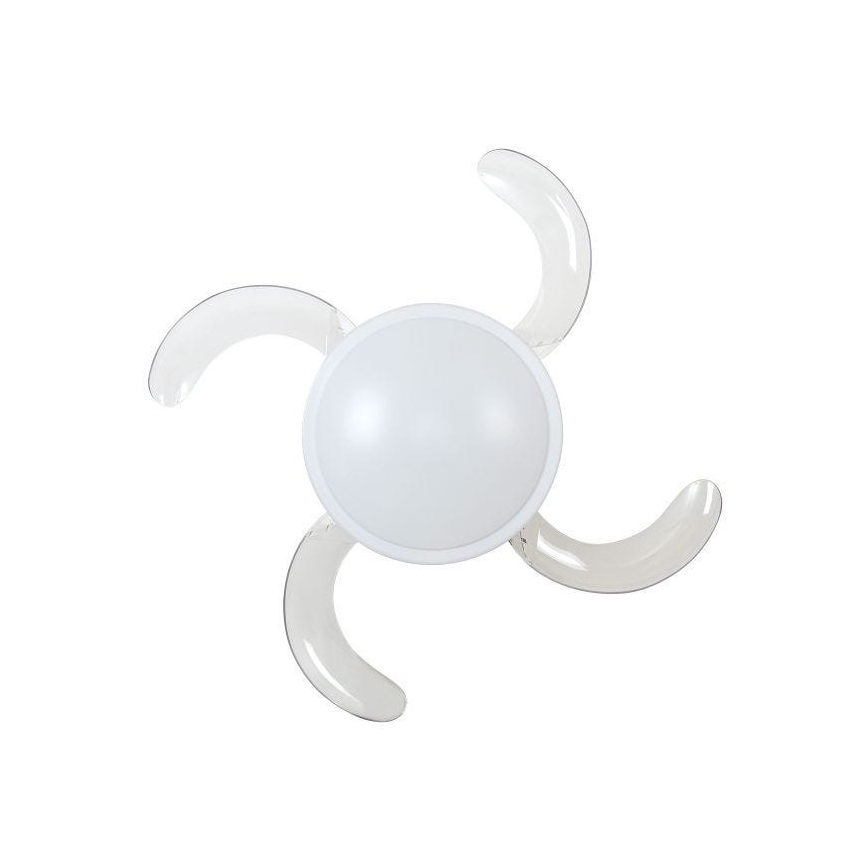 FANAWAY 212982 - Plafonski ventilator EVORA 2xE27/20W/230V sjajni hrom + daljinski upravljač