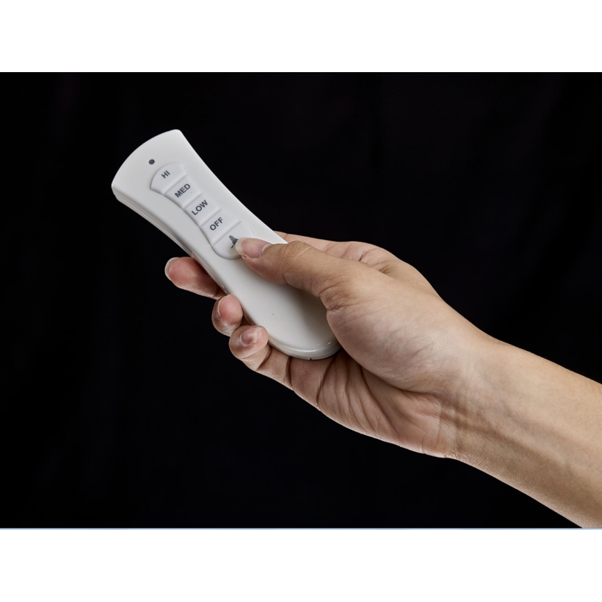 FANAWAY 212982 - Plafonski ventilator EVORA 2xE27/20W/230V sjajni hrom + daljinski upravljač