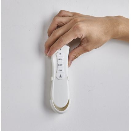 FANAWAY 212982 - Plafonski ventilator EVORA 2xE27/20W/230V sjajni hrom + daljinski upravljač