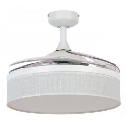 FANAWAY 511030 - LED plafonski ventilator FRASER 3xE27/20W/230V, bela, prečnik 121 cm + daljinski upravljač