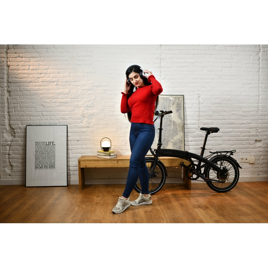 FARO 01016 - LED prigušiva stona lampa TAKE AWAY LED/1,5W/3,7V 2700K 2600 mAh crna