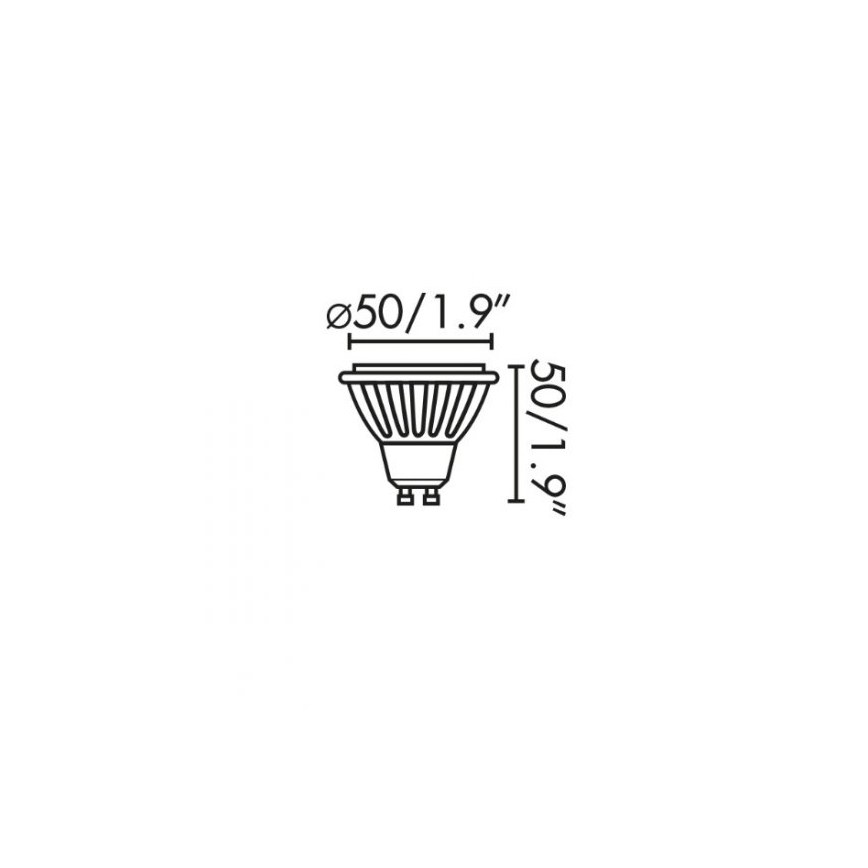 Faro 17316 - LED sijalica GU10/8W/230V 2700K