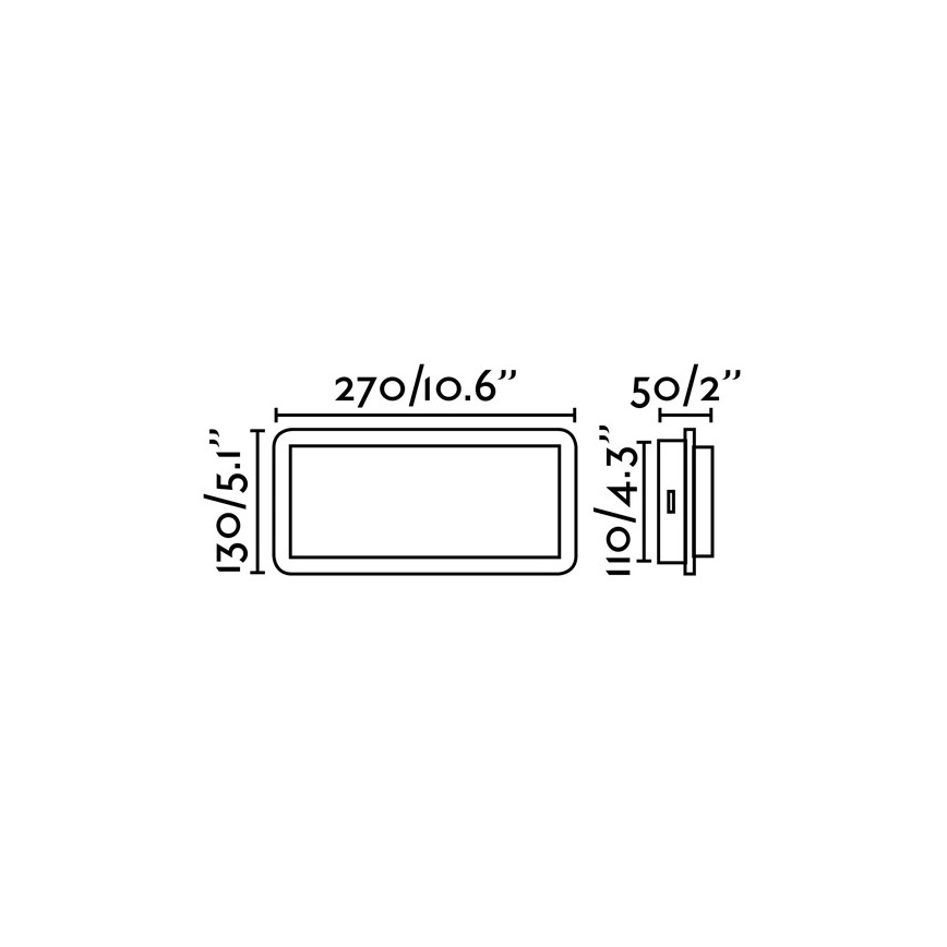 FARO 20061 - LED zidno svetlo MOOD 2xLED/3W/230V