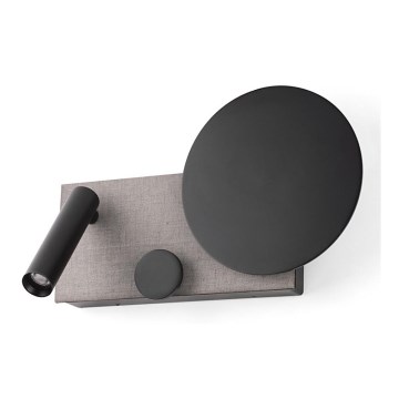 FARO 20065 - LED prigušiva zidna lampica KLEE LED/10W/230V + LED/3W desna