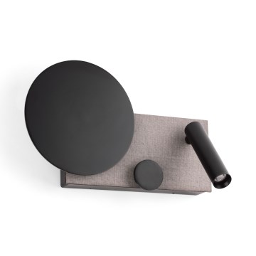 FARO 20066 - LED prigušiva zidna svetiljka KLEE LED/10W/230V + LED/3W leva