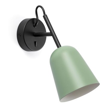 FARO 28259 - Zidna lampa STUDIO 1xE14/8W/230V zelena/crna