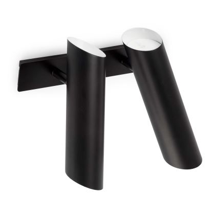 FARO 29876 - Zidno spot svetlo LINK 2x GU10/11W/230V crno