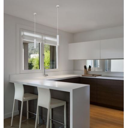 FARO 29894 - LED luster na sajli ORA LED/4W/230V bela