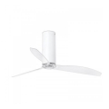 FARO 32034 - Plafonski ventilator TUBE FAN beo/proziran, prečnik 128 cm