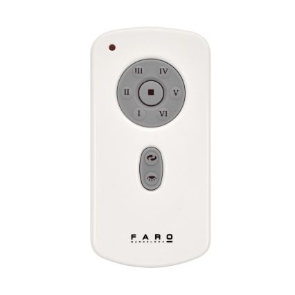FARO 32036 - Stropni ventilator TUBE FAN crna/prozirna, prečnik 128 cm + daljinski upravljač