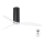 FARO 32036 - Stropni ventilator TUBE FAN crna/prozirna, prečnik 128 cm + daljinski upravljač