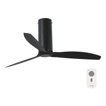 FARO 32060 - Plafonski ventilator TUBE FAN crni + daljinski upravljač