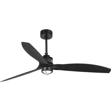 FARO 32100WT1N - LED prigušiva plafonski ventilator JUST FAN M LED/16W/230V prečnika 128 cm crne boje Wi-Fi Tuya + daljinski upravljač
