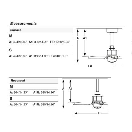 FARO 32100WT1N - LED prigušiva plafonski ventilator JUST FAN M LED/16W/230V prečnika 128 cm crne boje Wi-Fi Tuya + daljinski upravljač