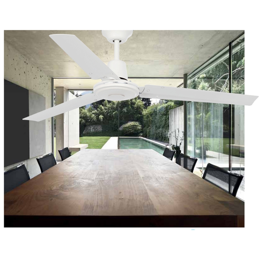 FARO 33005 - Plafonski ventilator ECO INDUS, prečnik 120 cm, u beloj boji