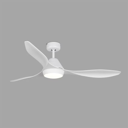 FARO 33346 - LED plafonski ventilator POLARIS LED/18W/230V, bela, prečnik 132 cm + daljinski upravljač