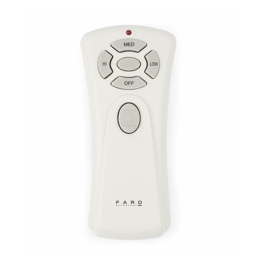 FARO 33370DC - Plafonski ventilator LANTAU braon/mat hrom, prečnik 132 cm + daljinski upravljač