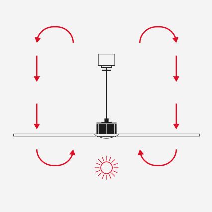 FARO 33398WT1N - LED prigušiva plafonski ventilator JUST FAN M LED/16W/230V prečnik 128 cm braon/mesing Wi-Fi Tuya + daljinski upravljač