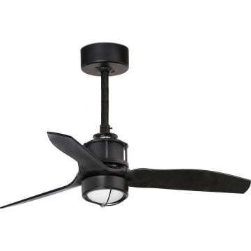 FARO 33424WT1N - LED prigušiva stropni ventilator JUST FAN sa LED/16W/230V, prečnik 81 cm, crna, Wi-Fi Tuya + daljinski upravljač