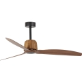 FARO 33435 - Plafonski ventilator WEAVER M, Ø 128 cm, braon/crna + daljinski upravljač