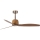 FARO 33436 - Plafonski ventilator WEAVER M prečnika 128 cm mesing/crna + daljinski upravljač