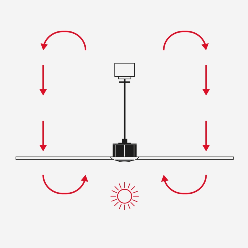 FARO 33436WT1N - LED prigušiva stropni ventilator WEAVER M LED/16W/230V prečnika 128 cm braon/mesing Wi-Fi Tuya + daljinski upravljač