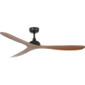 FARO 33447WT - Plafonski ventilator GOTLAND L, braon/crna, prečnik 132 cm, Wi‑Fi Tuya + daljinsko upravljanje