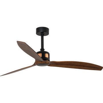 FARO 33451WT - Plafonski ventilator COPPER FAN M, prečnik 128 cm, smeđa/crna, Wi‑Fi Tuya + daljinski upravljač