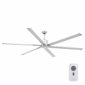 FARO 33465A - Plafonski ventilator ANDROS XL, mat hrom, prečnika 213 cm + daljinski upravljač
