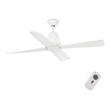 FARO 33480 - Plafonski ventilator TYPHOON IP44, prečnika 130 cm, beo + daljinski upravljač