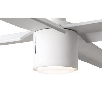 FARO 33494 - ATTOS LED prigušiva plafonski ventilator LED/20W/230V, beli + daljinski upravljač