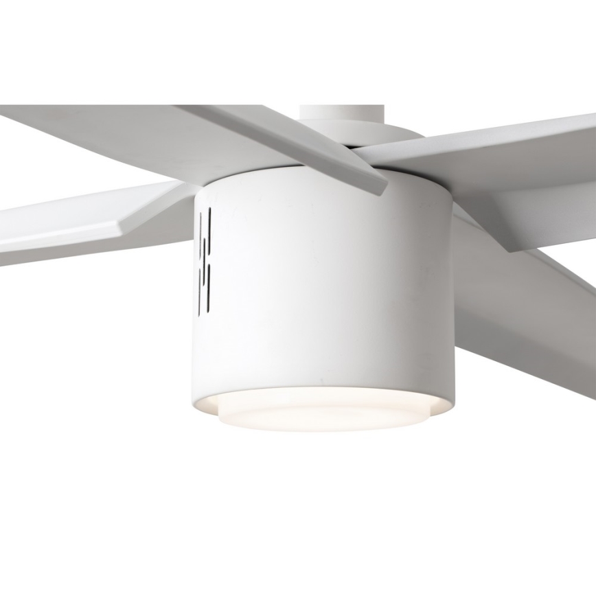 FARO 33494 - ATTOS LED prigušiva plafonski ventilator LED/20W/230V, beli + daljinski upravljač