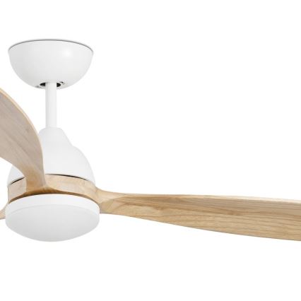 FARO 33524 - LED stropni ventilator POROS LED/15W/230V bela/smeđa