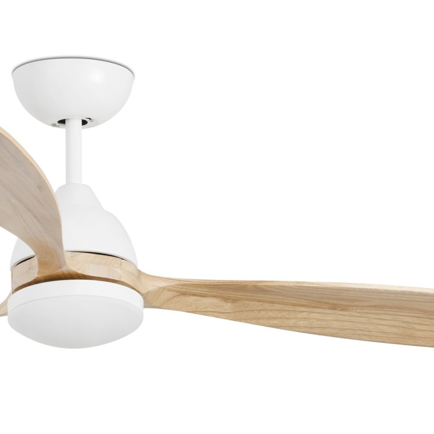 FARO 33524 - LED stropni ventilator POROS LED/15W/230V bela/smeđa