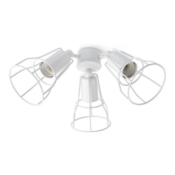 FARO 33716 - Osvetljenje za ventilator YAKARTA 3xE27/15W/230V belo