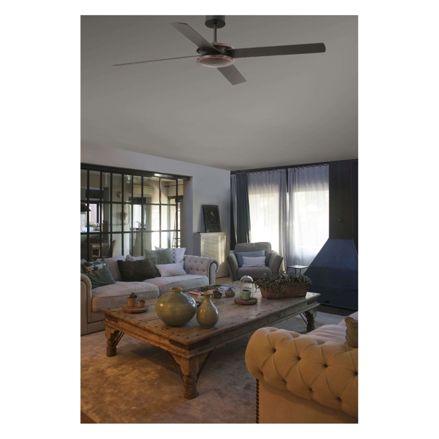 FARO 33724 - Plafonski ventilator POLEA prečnika 132 cm + daljinski upravljač