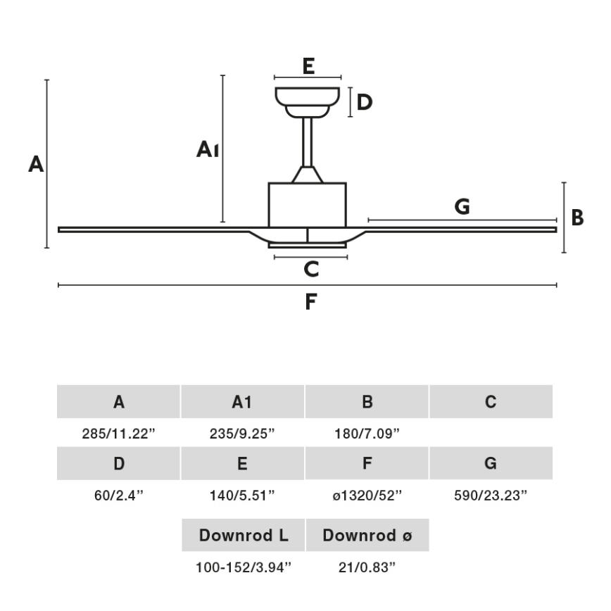 FARO 33750DC - Plafonski ventilator LUZON L beo + daljinski upravljač